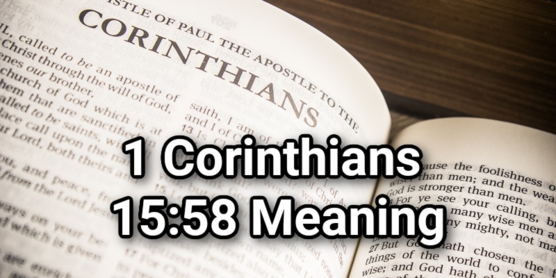 1 Corinthians 15:58 Meaning: Key Bible Verses & CommentaryLord's Library